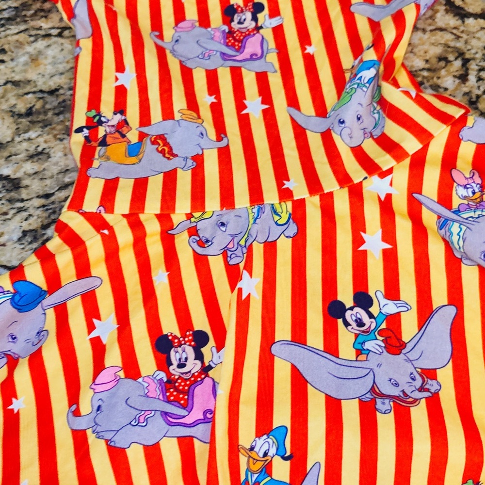 Disney Red and Yellow Dumbo Dress